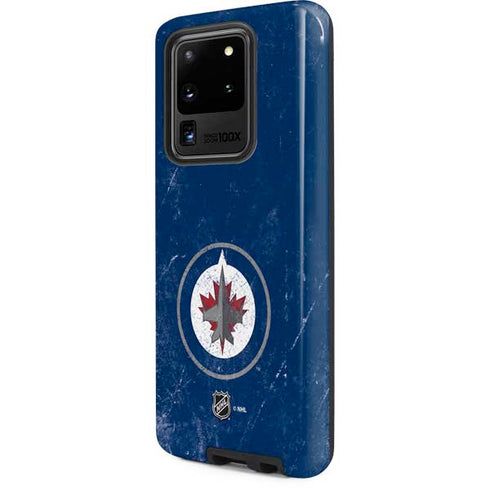 NHL Winnipeg Jets Distressed Logo Galaxy S20 Ultra 5G Pro Case