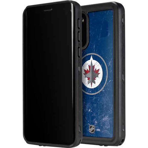 NHL Winnipeg Jets Distressed Logo Galaxy S20 Waterproof Case