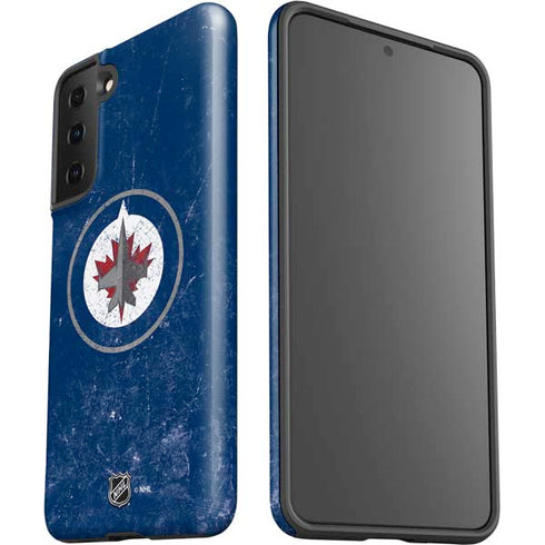 NHL Winnipeg Jets Distressed Logo Galaxy S21 FE Pro Case