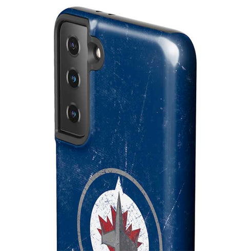 NHL Winnipeg Jets Distressed Logo Galaxy S21 Plus 5G Pro Case