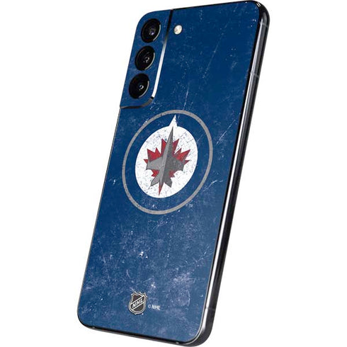 NHL Winnipeg Jets Distressed Logo Galaxy S22 Plus Skin