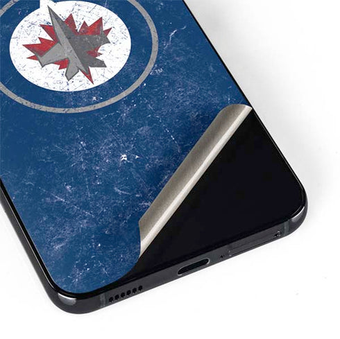 NHL Winnipeg Jets Distressed Logo Galaxy S22 Plus Skin