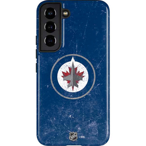 NHL Winnipeg Jets Distressed Logo Galaxy S22 Pro Case