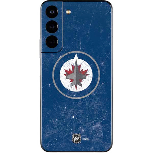 NHL Winnipeg Jets Distressed Logo Galaxy S22 Skin