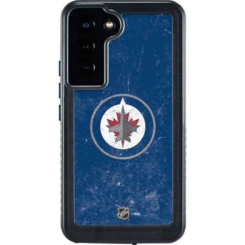 NHL Winnipeg Jets Distressed Logo Galaxy S23 Plus Waterproof Case