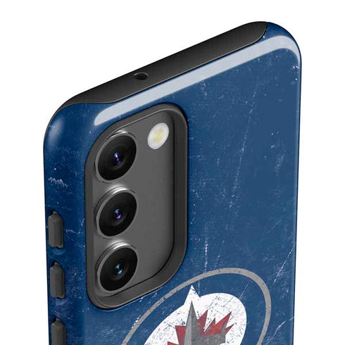 NHL Winnipeg Jets Distressed Logo Galaxy S23 Pro Case