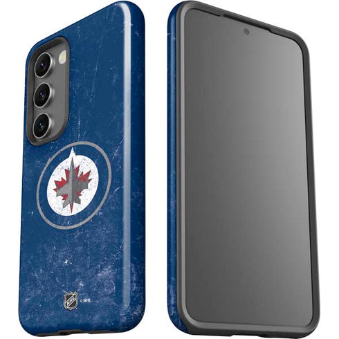 NHL Winnipeg Jets Distressed Logo Galaxy S23 Pro Case