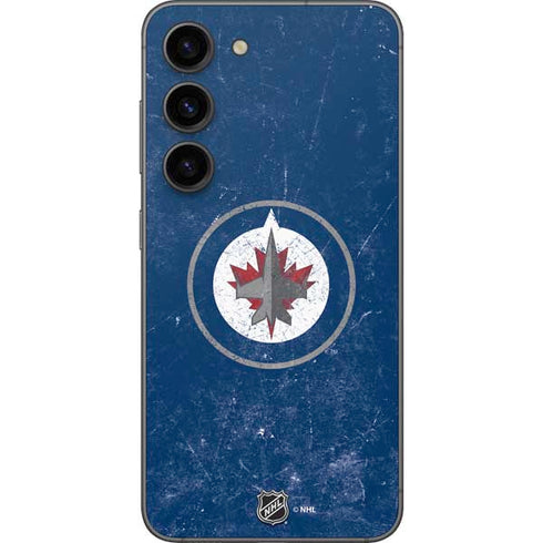 NHL Winnipeg Jets Distressed Logo Galaxy S23 Skin