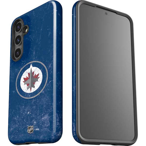 NHL Winnipeg Jets Distressed Logo Galaxy S24 Impact Case