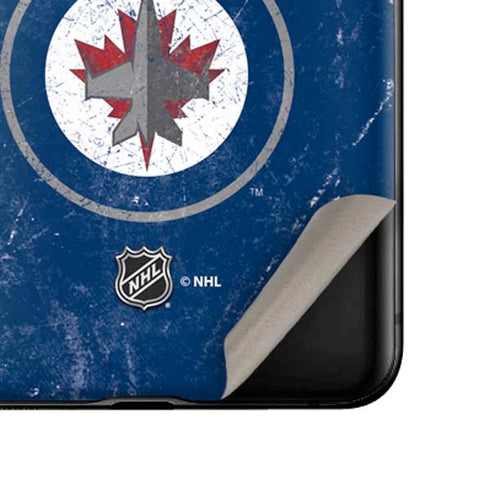 NHL Winnipeg Jets Distressed Logo Galaxy Z Flip Skin