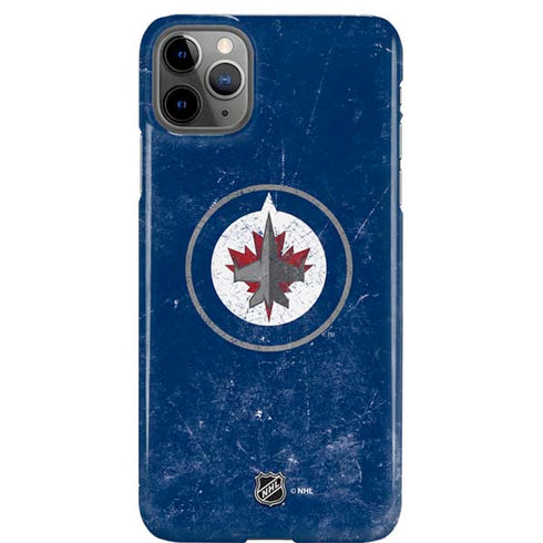 NHL Winnipeg Jets Distressed Logo iPhone 11 Pro Max Lite Case