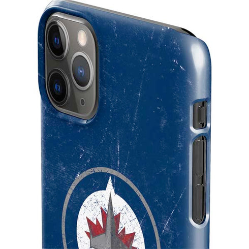 NHL Winnipeg Jets Distressed Logo iPhone 11 Pro Max Lite Case