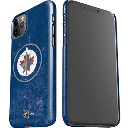 NHL Winnipeg Jets Distressed Logo iPhone 11 Pro Max Lite Case