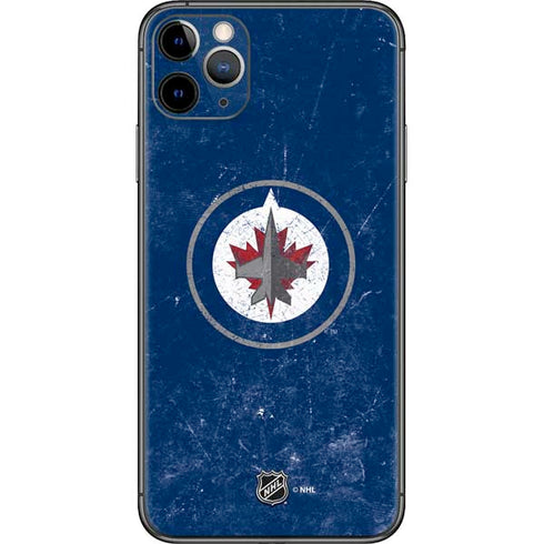 NHL Winnipeg Jets Distressed Logo iPhone 11 Pro Max Skin