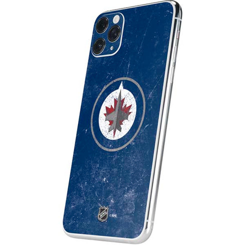 NHL Winnipeg Jets Distressed Logo iPhone 11 Pro Max Skin