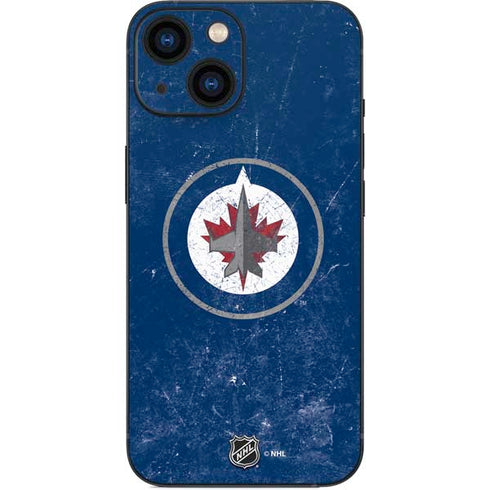 NHL Winnipeg Jets Distressed Logo iPhone 13 Mini Skin