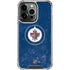 NHL Winnipeg Jets Distressed Logo iPhone 15 Pro Clear Case