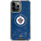 NHL Winnipeg Jets Distressed Logo iPhone 14 Pro Max Clear Case