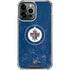 NHL Winnipeg Jets Distressed Logo iPhone 14 Pro Max Clear Case