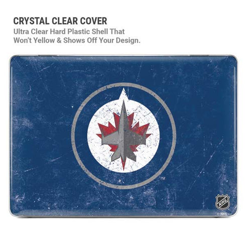 NHL Winnipeg Jets Distressed Logo MacBook Air 15in (2023-2025) Case plus Skin