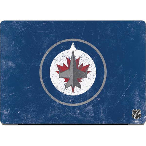 NHL Winnipeg Jets Distressed Logo MacBook Pro 14in (2021-24) Skin