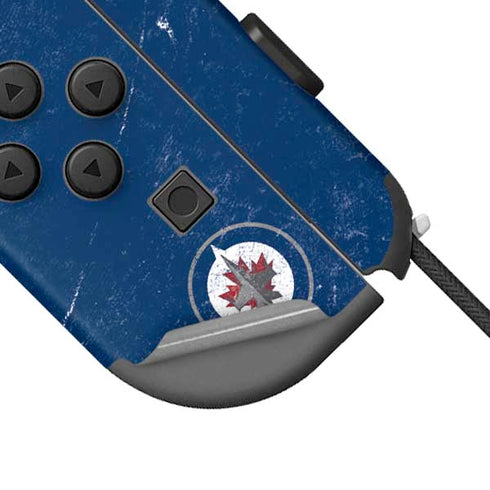 NHL Winnipeg Jets Distressed Logo Nintendo Joy-Con (L/R) Controller Skin
