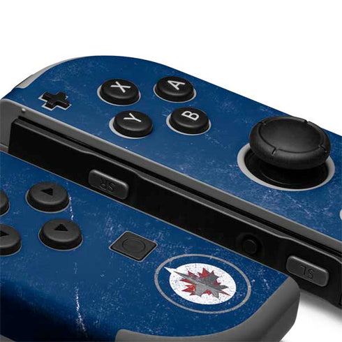 NHL Winnipeg Jets Distressed Logo Nintendo Joy-Con (L/R) Controller Skin