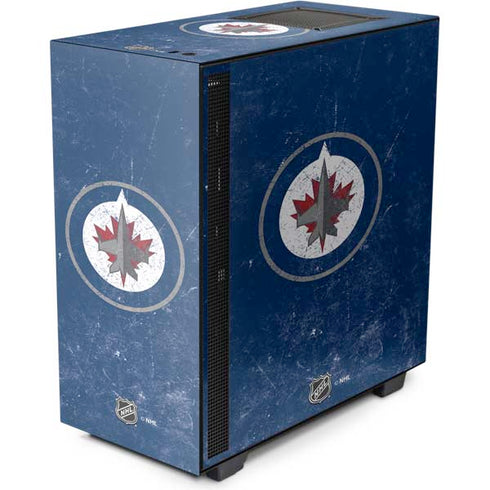 NHL Winnipeg Jets Distressed Logo NZXT H510 Compact ATX Mid-Tower Case Skin