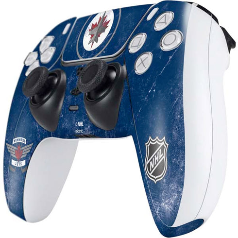 NHL Winnipeg Jets Distressed Logo PS5 Controller Skin