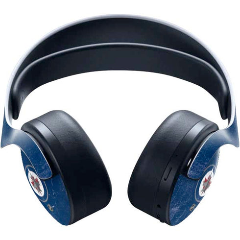 NHL Winnipeg Jets Distressed Logo PULSE 3D Wireless Headset for PS5 Skin