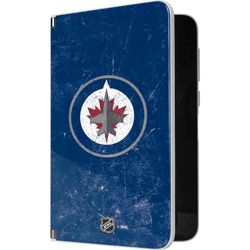 NHL Winnipeg Jets Distressed Logo Surface Duo Skin