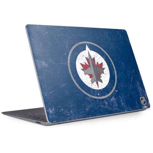 NHL Winnipeg Jets Distressed Logo Surface Laptop 3 13.5in Skin