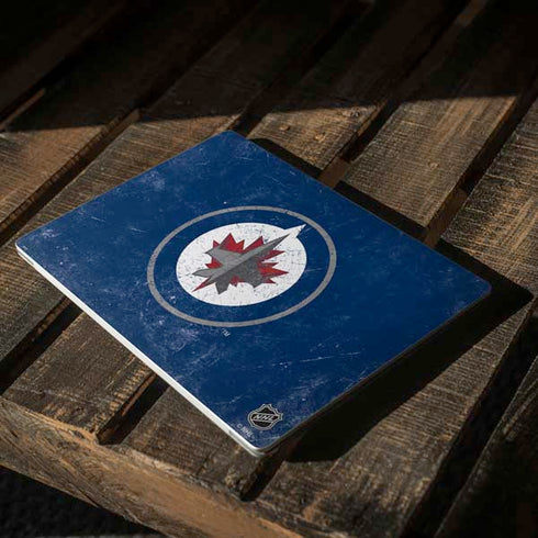 NHL Winnipeg Jets Distressed Logo Surface Laptop 3 13.5in Skin