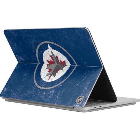 NHL Winnipeg Jets Distressed Logo Surface Laptop Studio Skin
