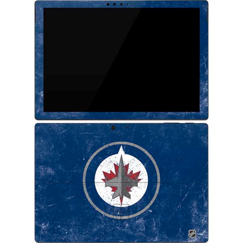 NHL Winnipeg Jets Distressed Logo Surface Pro 7 Skin