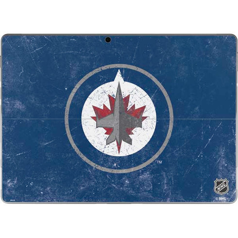 NHL Winnipeg Jets Distressed Logo Surface Pro 8 Skin