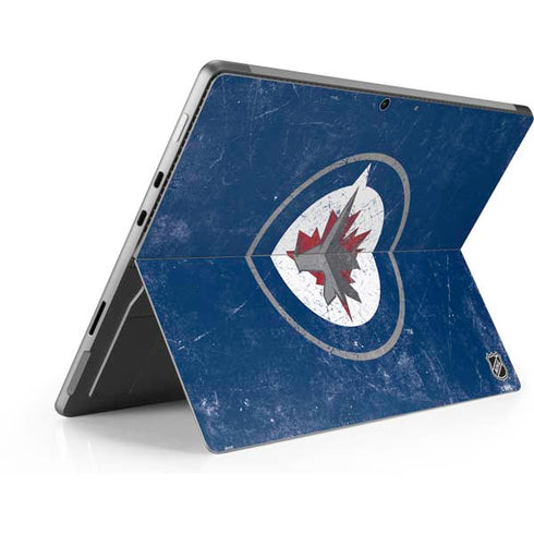NHL Winnipeg Jets Distressed Logo Surface Pro 9 Skin