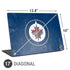 NHL Winnipeg Jets Distressed Logo Universal Laptop 17in (13.8 x 10in) Skin