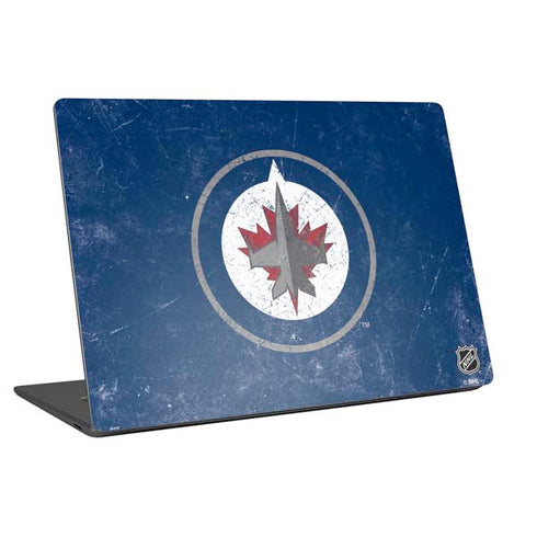 NHL Winnipeg Jets Distressed Logo Universal Laptop 17in (13.8 x 10in) Skin