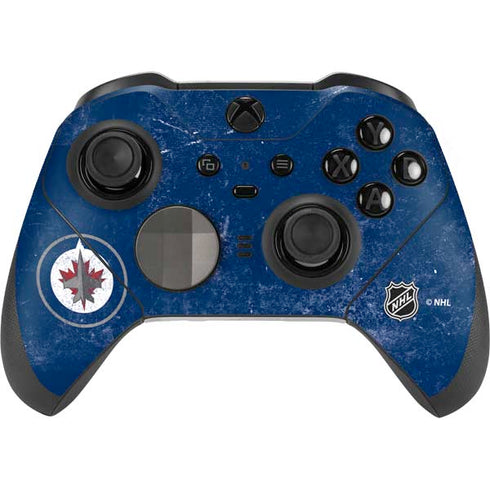NHL Winnipeg Jets Distressed Logo Xbox Elite Wireless Controller Series 2 Skin