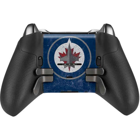 NHL Winnipeg Jets Distressed Logo Xbox Elite Wireless Controller Series 2 Skin