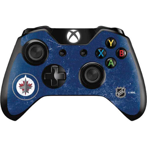 NHL Winnipeg Jets Distressed Logo Xbox One Controller Skin