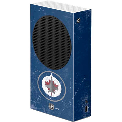 NHL Winnipeg Jets Distressed Logo Xbox Series S Console Skin
