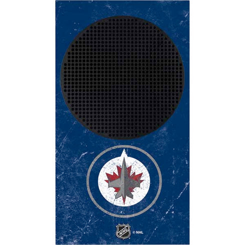 NHL Winnipeg Jets Distressed Logo Xbox Series S Console Skin