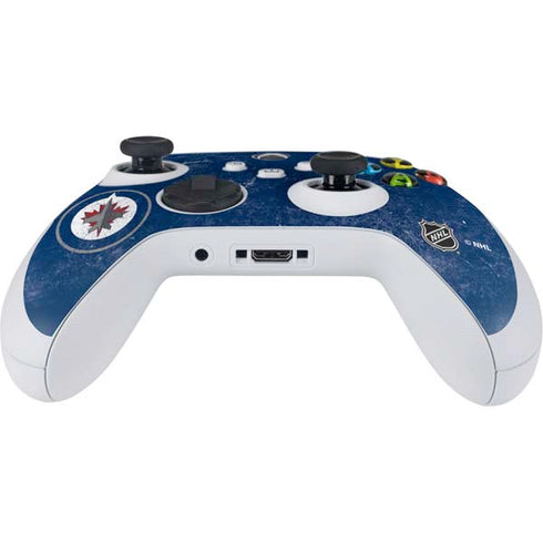 NHL Winnipeg Jets Distressed Logo Xbox Series S Controller Skin