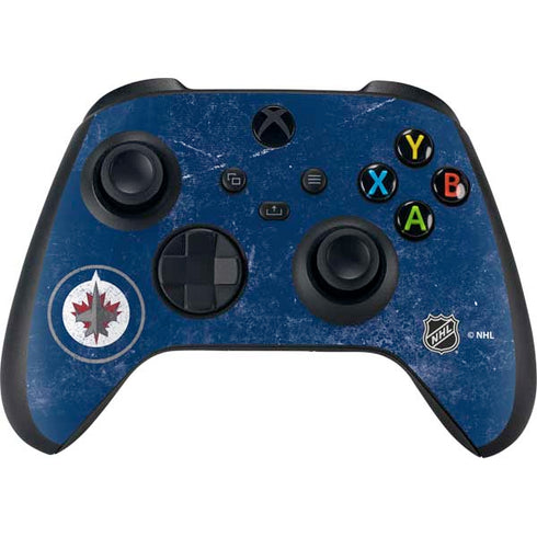 NHL Winnipeg Jets Distressed Logo Xbox Series X Controller Skin