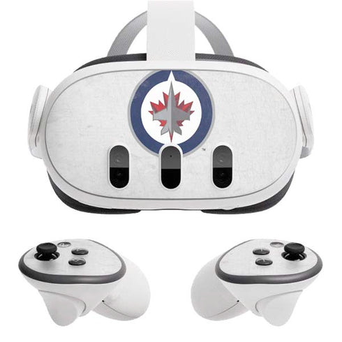 NHL Winnipeg Jets Distressed Meta Quest 3 Skin