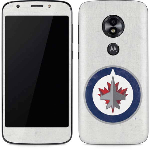 NHL Winnipeg Jets Distressed Moto E5 Play Skin