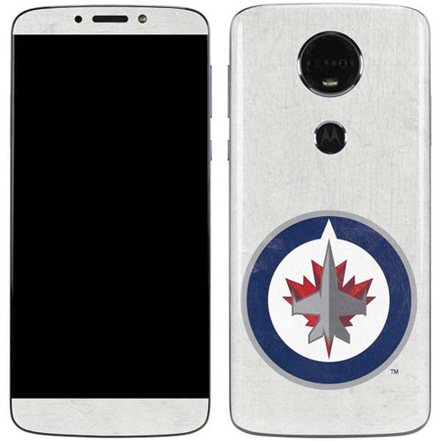 NHL Winnipeg Jets Distressed Moto E5 Plus Skin