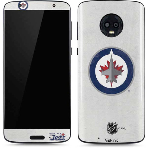 NHL Winnipeg Jets Distressed Moto G6 Skin